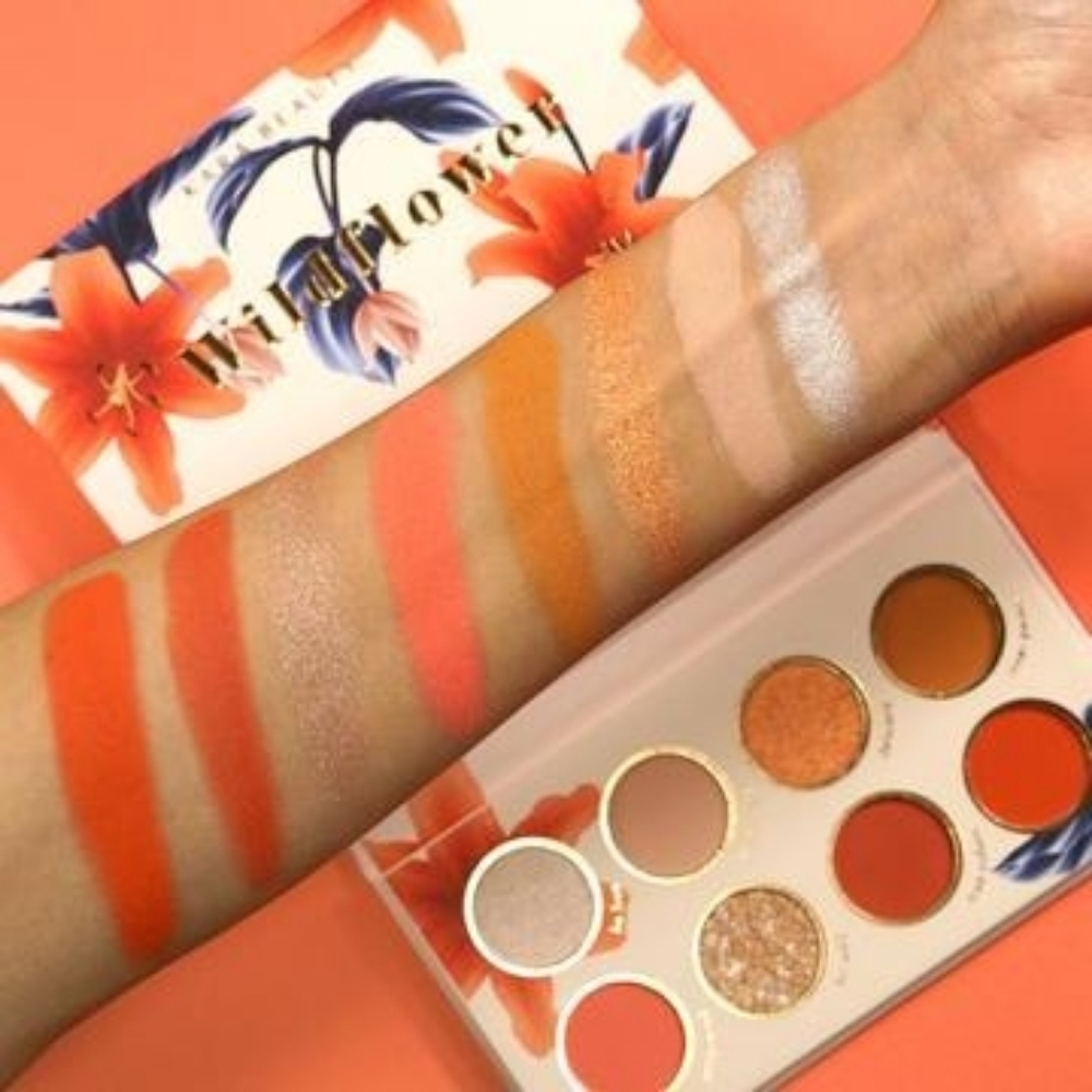 Wildflower Eyeshadow Palette | Vibrant Orange and Gold Shades